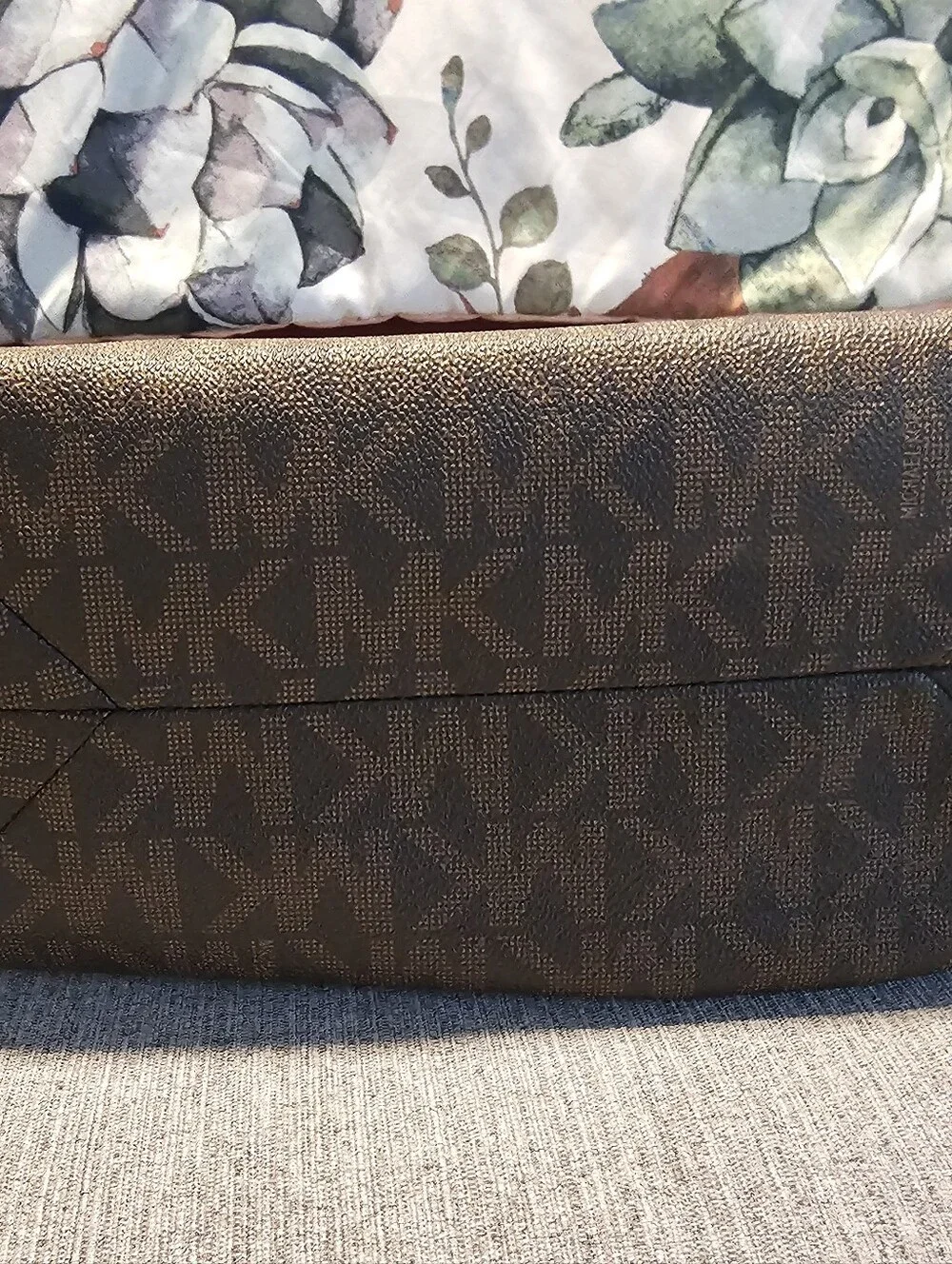 Michael Kors MK Medium Slim Backpack- Brown